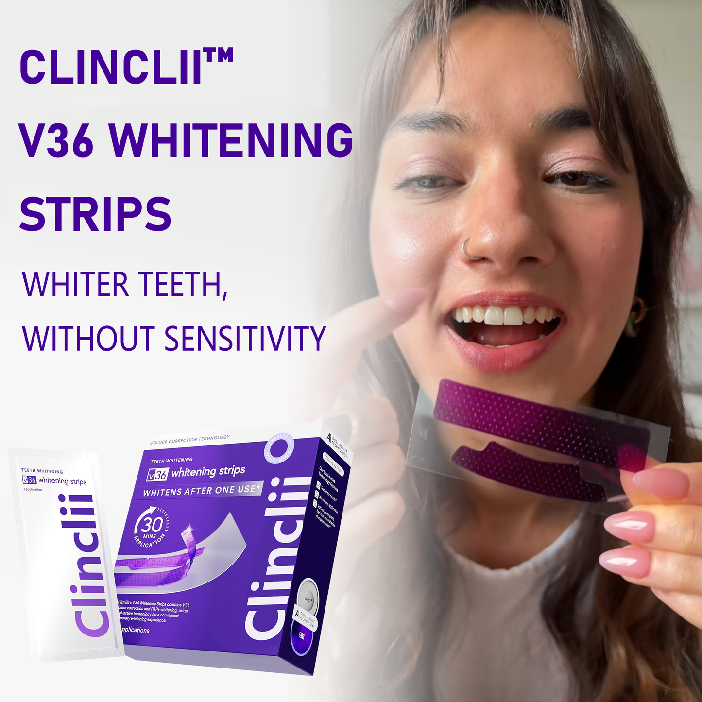 Clinclii™ Whitening Strips – Professional Teeth Whitening at Home